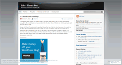 Desktop Screenshot of lifethruabox.wordpress.com