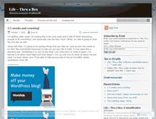 Tablet Screenshot of lifethruabox.wordpress.com