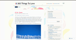Desktop Screenshot of 365ttl.wordpress.com