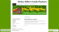 Desktop Screenshot of mickeymillersfamilyplaybarn.wordpress.com