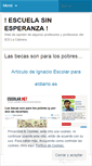 Mobile Screenshot of escuelasinesperanza.wordpress.com
