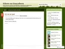 Tablet Screenshot of gueroenguayabera.wordpress.com