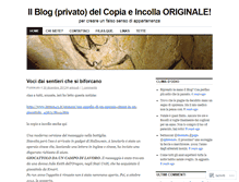 Tablet Screenshot of copiaeincolla.wordpress.com