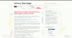 Desktop Screenshot of furrytalesmagic.wordpress.com