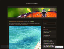 Tablet Screenshot of keyswildlife.wordpress.com