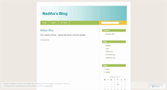 Desktop Screenshot of nadiha.wordpress.com