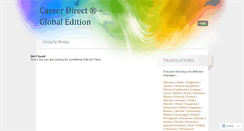 Desktop Screenshot of cdglobal.wordpress.com