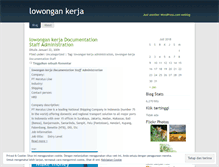 Tablet Screenshot of lowongankerjasurabaya.wordpress.com