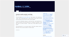Desktop Screenshot of coderz4life.wordpress.com