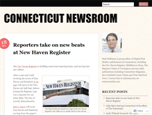 Tablet Screenshot of connecticutnewsroom.wordpress.com