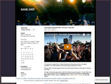 Tablet Screenshot of kanediep.wordpress.com