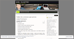 Desktop Screenshot of djactive.wordpress.com