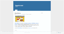 Desktop Screenshot of espacioazul.wordpress.com