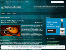 Tablet Screenshot of guitarrasfender.wordpress.com