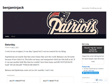 Tablet Screenshot of benjaminjack.wordpress.com