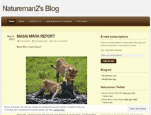 Tablet Screenshot of natureman2.wordpress.com