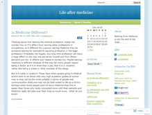 Tablet Screenshot of lifeaftermedicine.wordpress.com