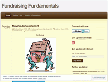 Tablet Screenshot of fundraisingfundamentals.wordpress.com