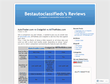 Tablet Screenshot of bestautoclassifieds.wordpress.com