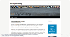 Desktop Screenshot of nlongboarding.wordpress.com