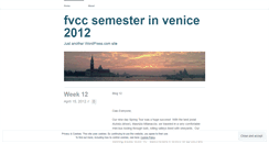 Desktop Screenshot of fvccinvenice2012.wordpress.com