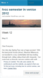 Mobile Screenshot of fvccinvenice2012.wordpress.com