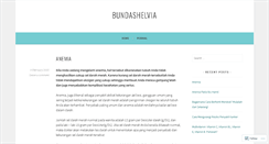 Desktop Screenshot of bundashelvia.wordpress.com