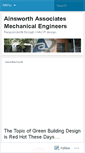 Mobile Screenshot of ainsworthassociatesmechanicalengineers.wordpress.com
