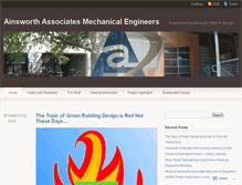 Tablet Screenshot of ainsworthassociatesmechanicalengineers.wordpress.com