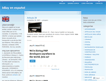 Tablet Screenshot of bbayesp.wordpress.com