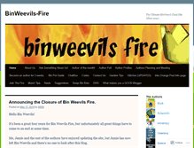 Tablet Screenshot of binweevilsfire.wordpress.com