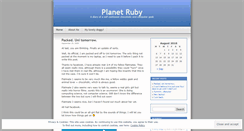 Desktop Screenshot of planetruby.wordpress.com