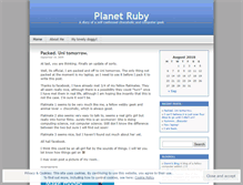 Tablet Screenshot of planetruby.wordpress.com