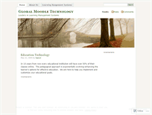 Tablet Screenshot of moodletech.wordpress.com