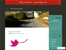 Tablet Screenshot of caminosinretorno.wordpress.com