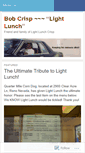 Mobile Screenshot of lightlunch.wordpress.com