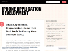 Tablet Screenshot of iphoneappsdevelopment12.wordpress.com
