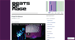 Desktop Screenshot of beatsofrage.wordpress.com