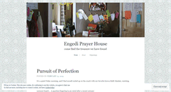 Desktop Screenshot of engediprayerhouse.wordpress.com