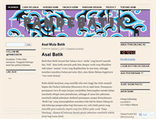 Tablet Screenshot of pandebatik.wordpress.com