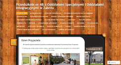 Desktop Screenshot of integracja48.wordpress.com