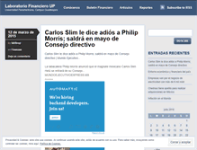 Tablet Screenshot of laboratoriofinancieroup.wordpress.com