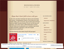 Tablet Screenshot of hexenelixier.wordpress.com