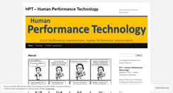 Desktop Screenshot of humanperformancetechnology.wordpress.com