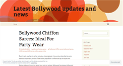 Desktop Screenshot of latestbollywoodupdates.wordpress.com