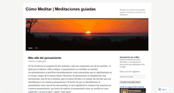 Desktop Screenshot of comomeditar8.wordpress.com