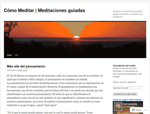 Tablet Screenshot of comomeditar8.wordpress.com