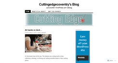 Desktop Screenshot of cuttingedgecoventry.wordpress.com