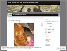 Tablet Screenshot of newdadscliffnotes.wordpress.com
