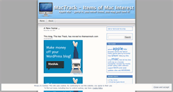 Desktop Screenshot of mactrack.wordpress.com